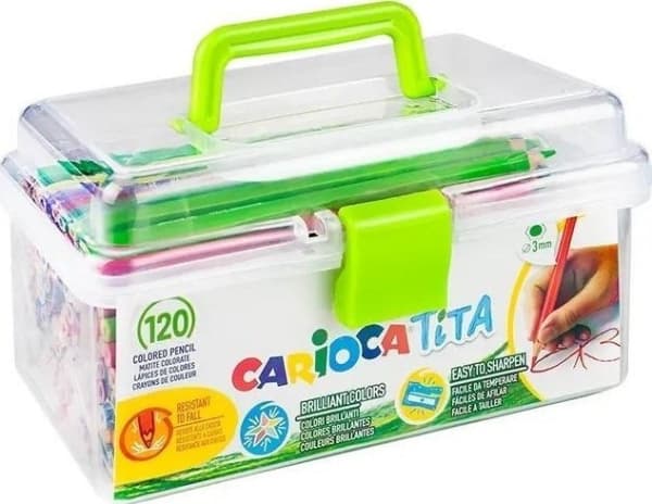 Tita blyantstifter 120 farger CARIOCA