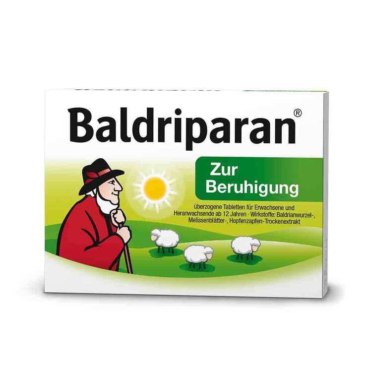 Baldriparan zur Beruhigung überzogene Tabletten, 30 St