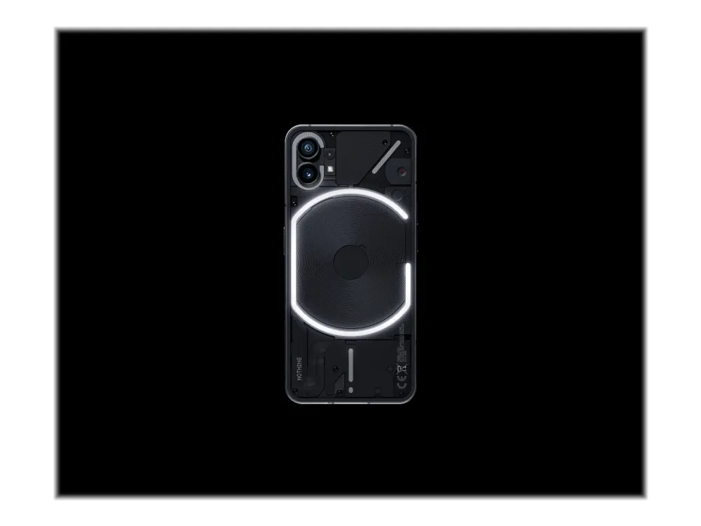 [OUTLET] - Nothing Phone (1) - 5G smartphone - dual-SIM - RAM 8 GB / Intern hukommelse 256 GB - OLED-skærm - 6.55