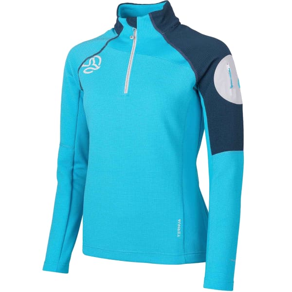 Sweat polaire randonnée TERNUA LEMIKA 1/2 ZIP W FRESH OCEAN