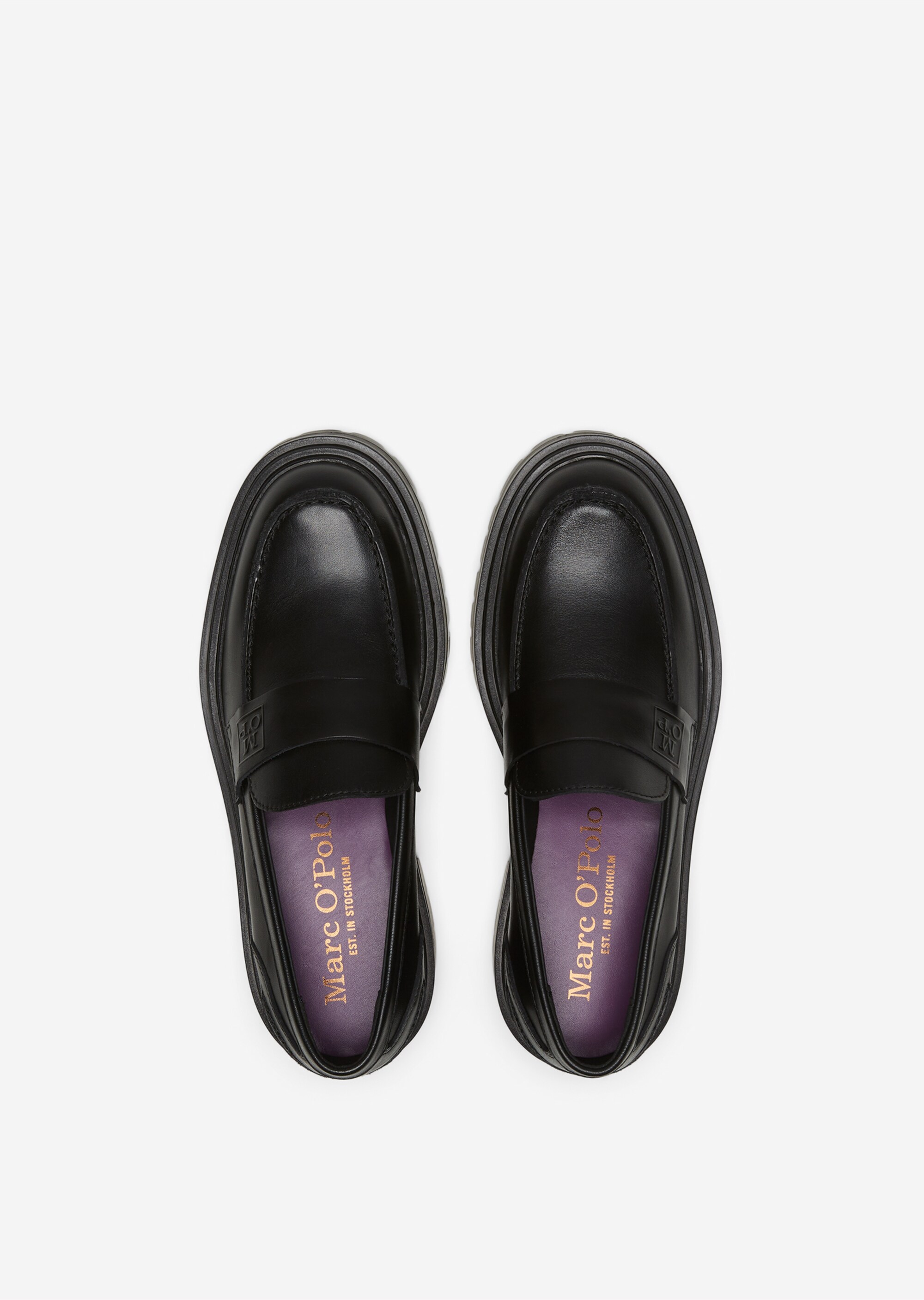 Chunky-Loafer aus edlem Kalbleder