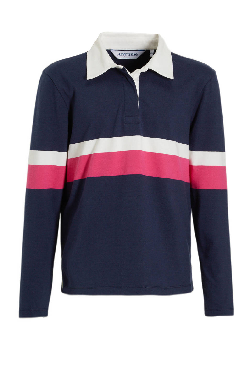 anytime rugby trui donkerblauw