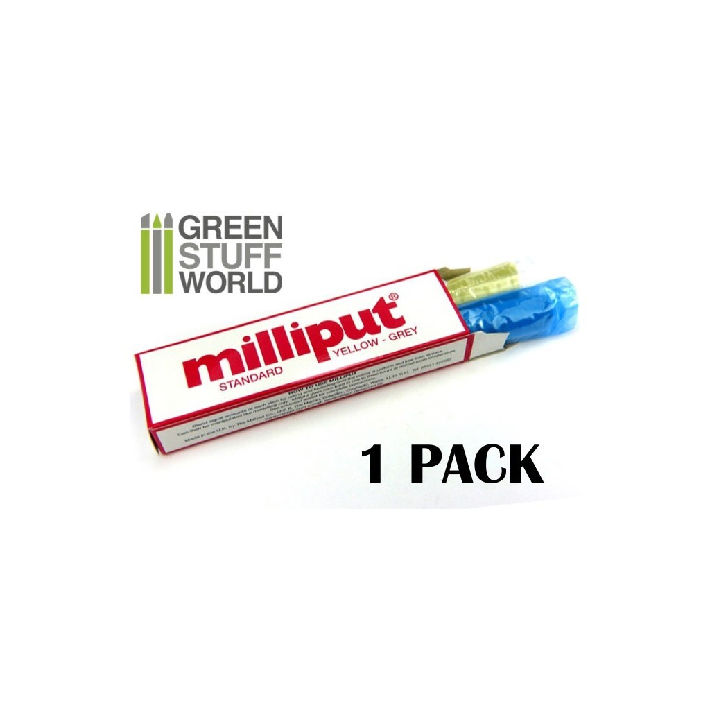 Milliput Standard Jaune Gris