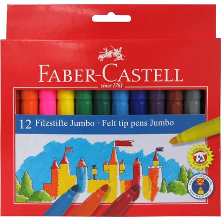 Faber-Castell Filzstifte Jumbo 12er