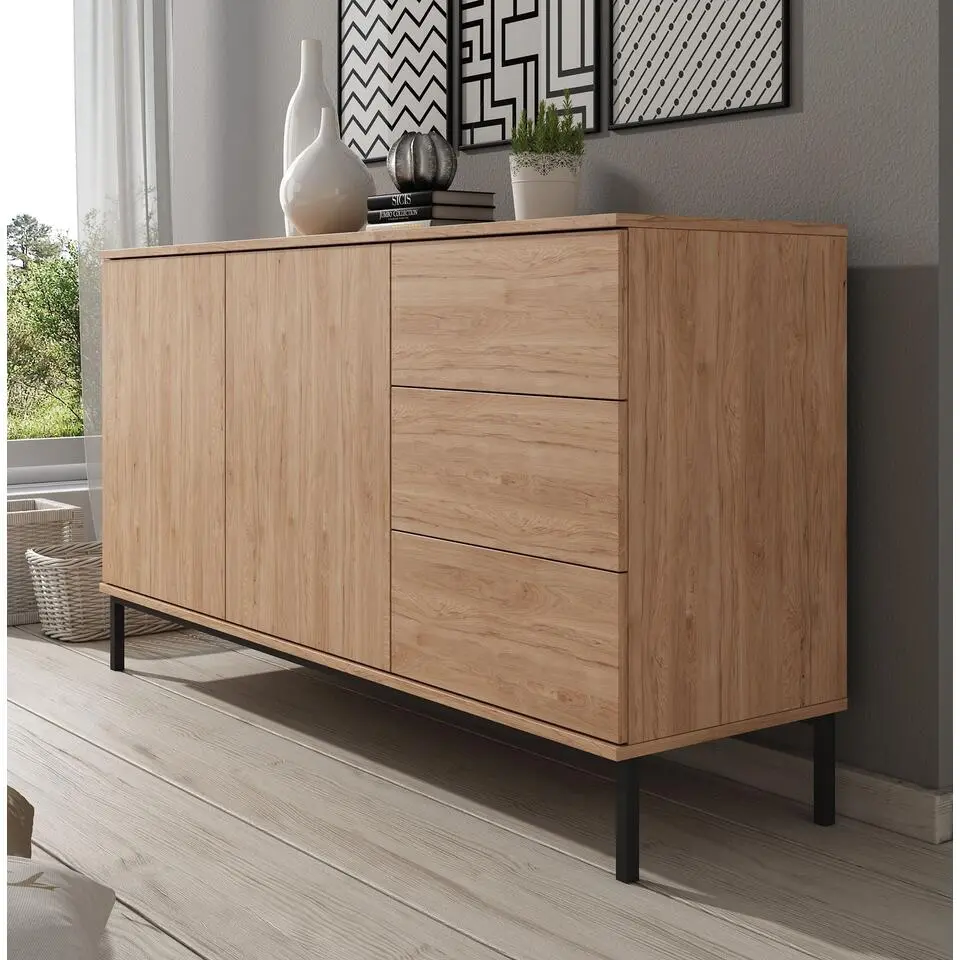 Meubella - Dressoir Queen - Eiken - 150 cm