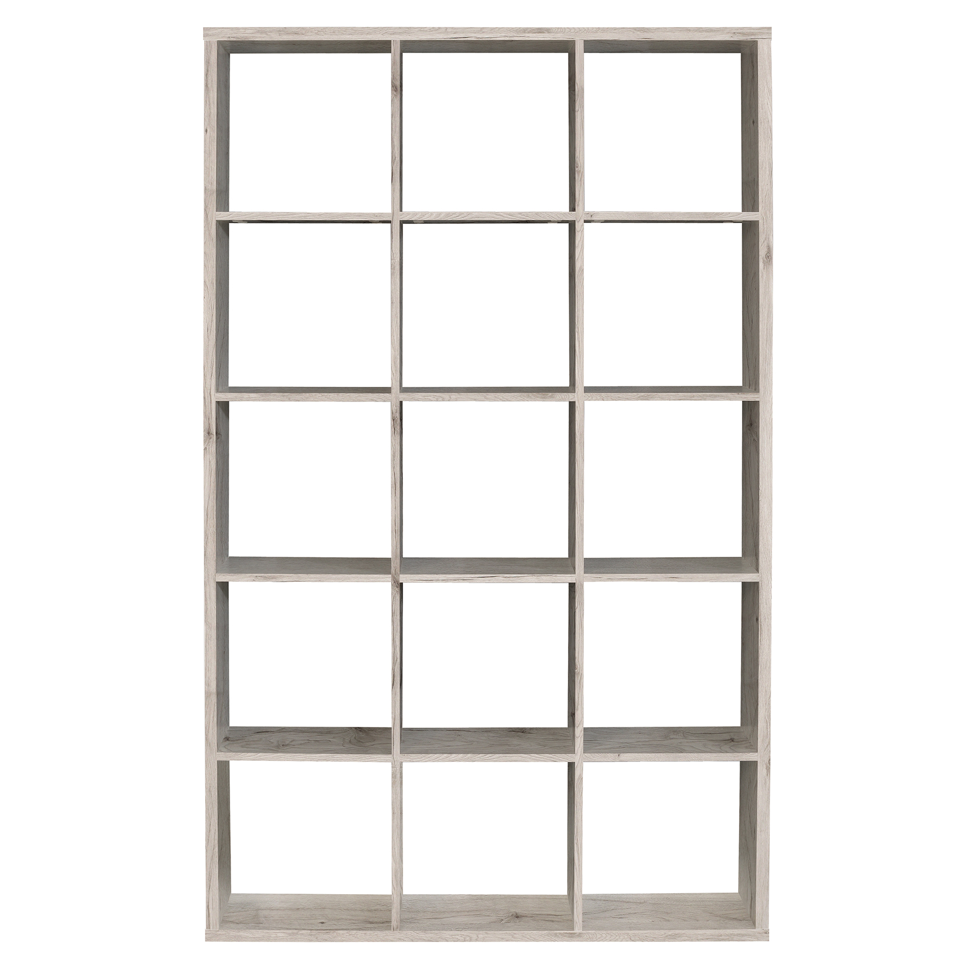 Standregal - Sandeiche - 3x5 Fächer