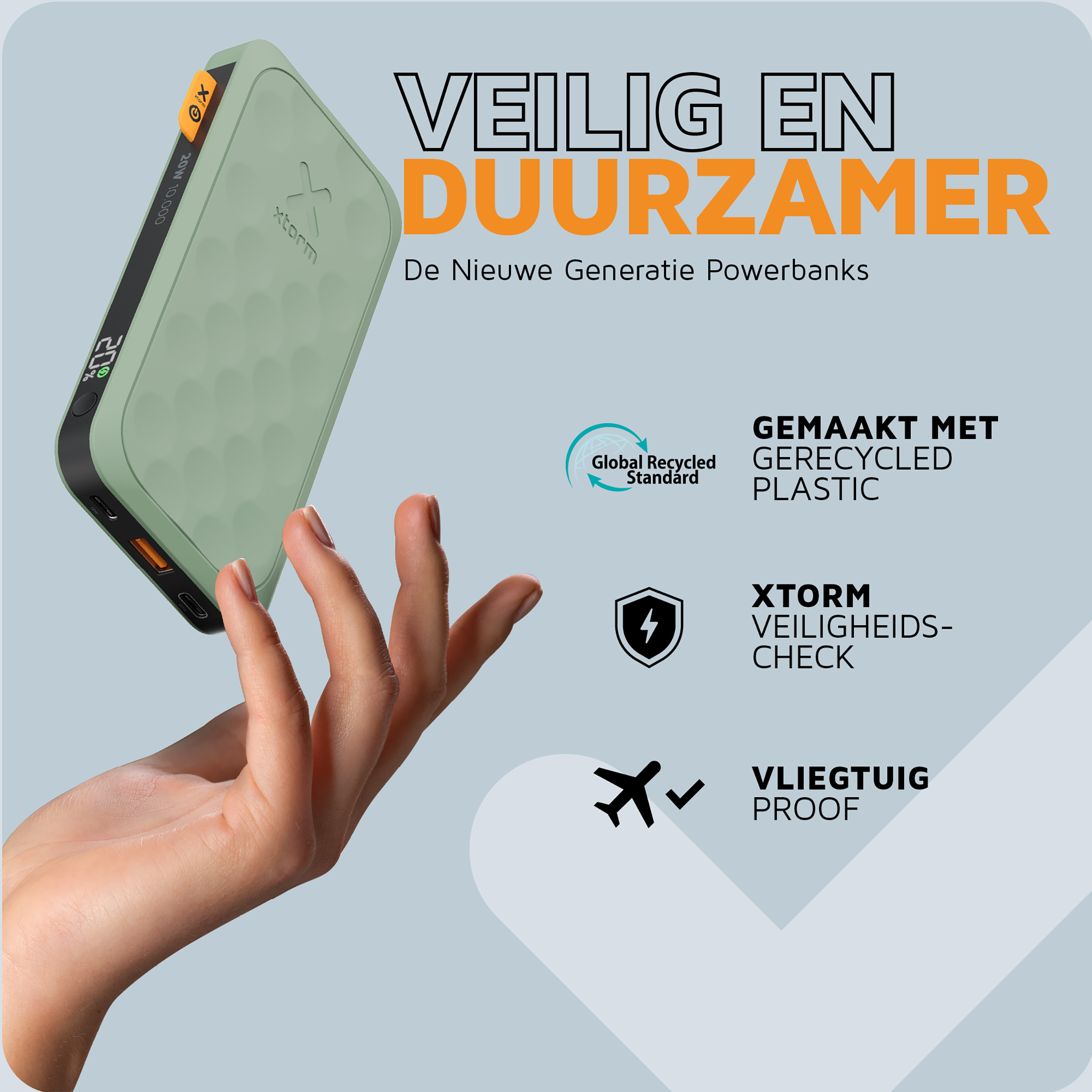 Xtorm Fuel Series 5 10.000 mAh Powerbank - Green