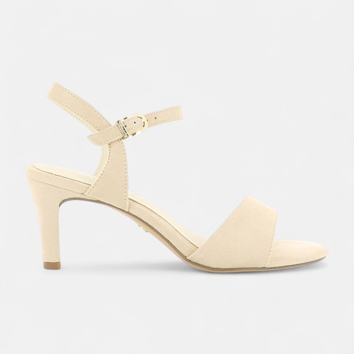 Nu-pieds à talon Femme beige