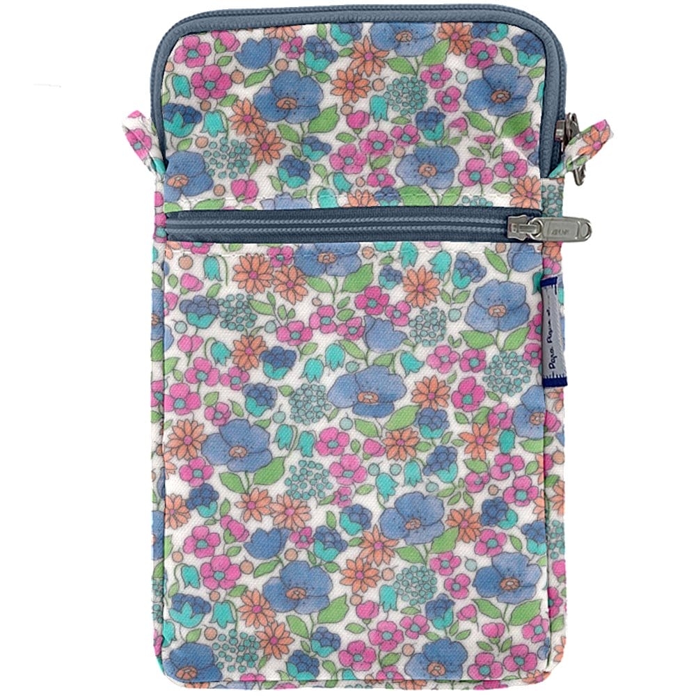 Pochette Téléphone Matelassée Pastel Fleuri