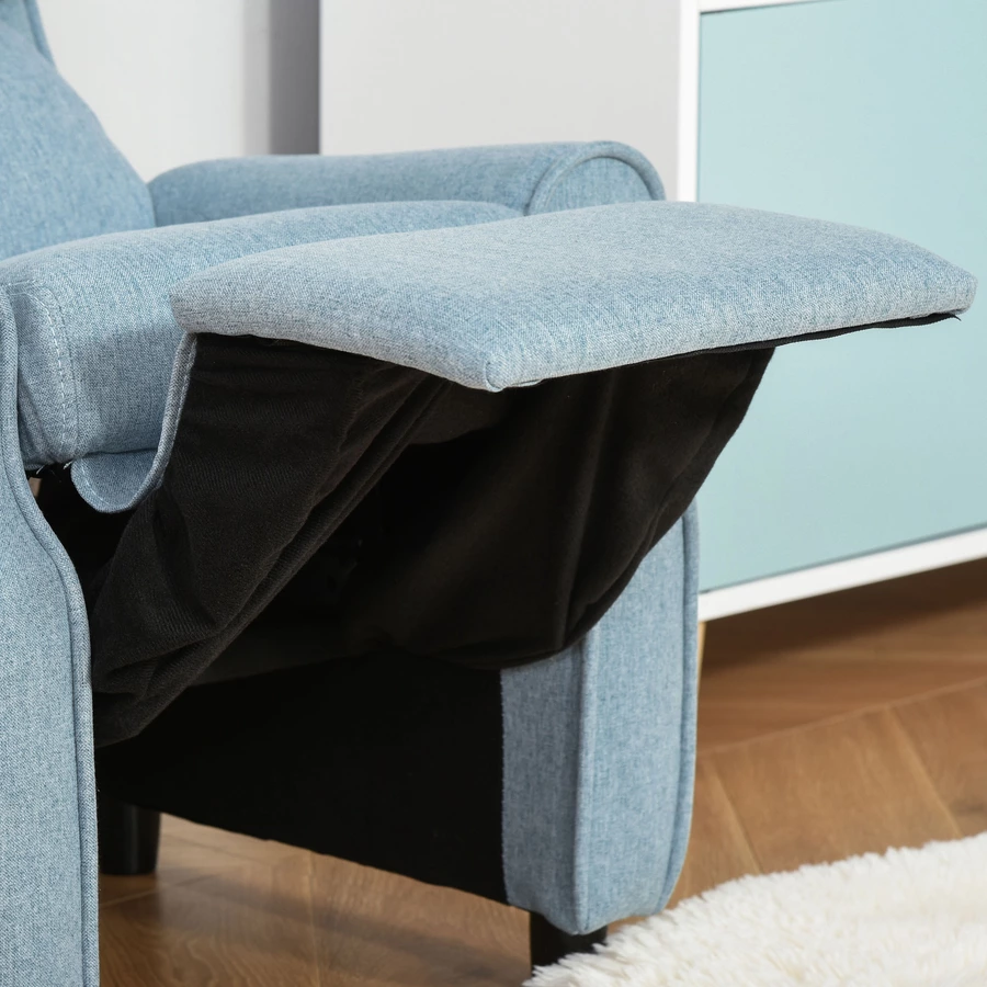 HOMCOM Kindersessel mit Liegefunktion blau