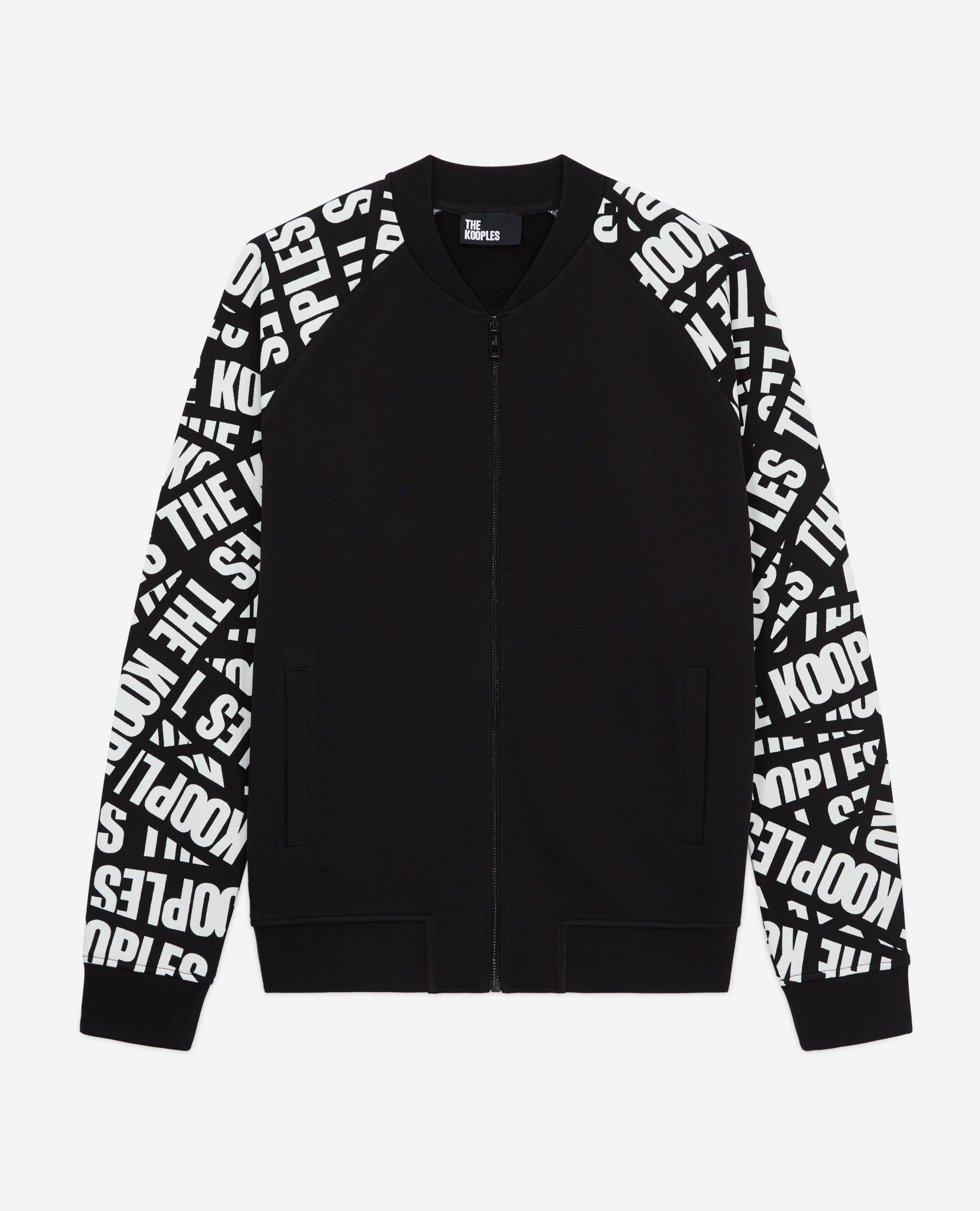 Veste de survêtement noire Tape logo