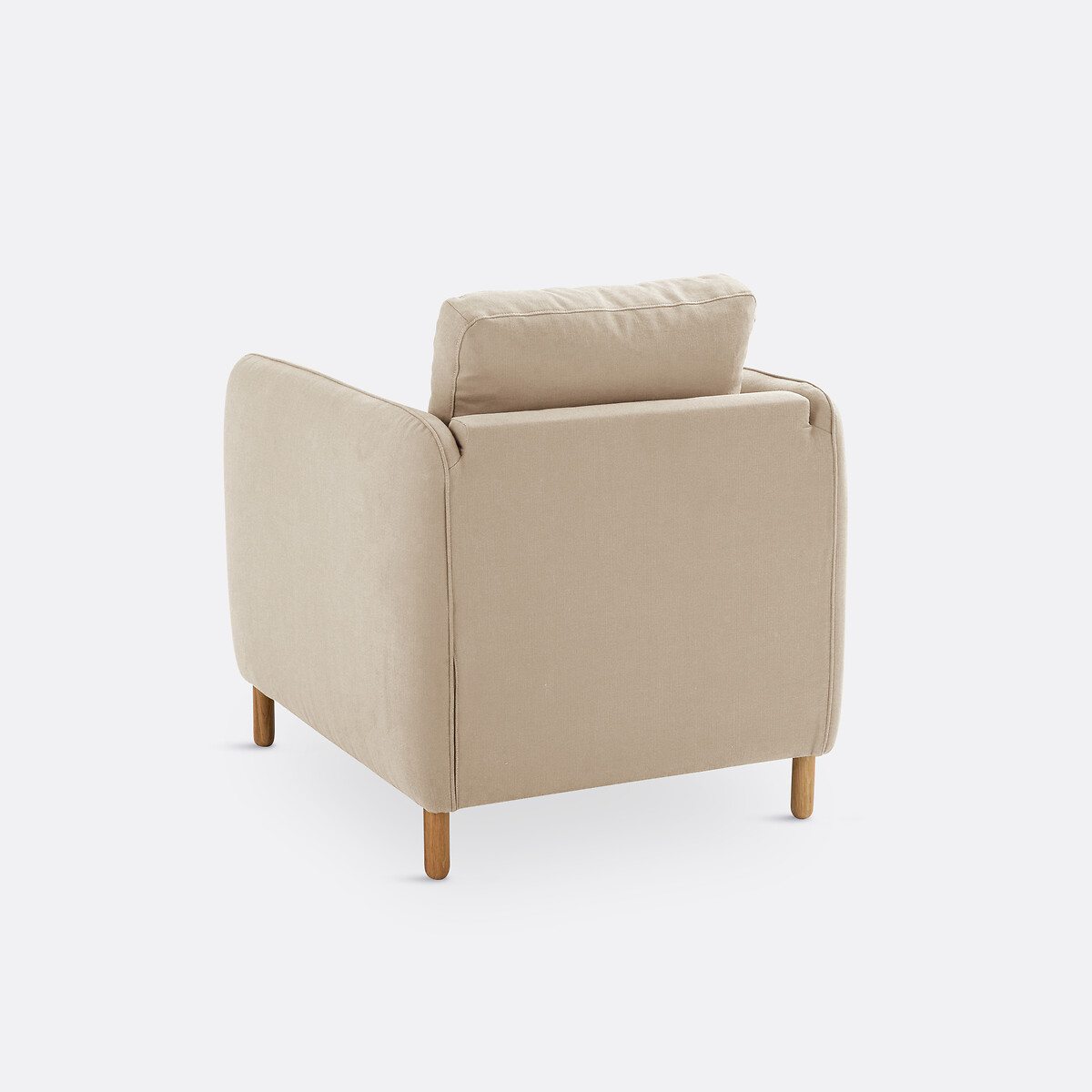 LA REDOUTE INTERIEURS<br>Poltrona de algodão/linho, Loméo