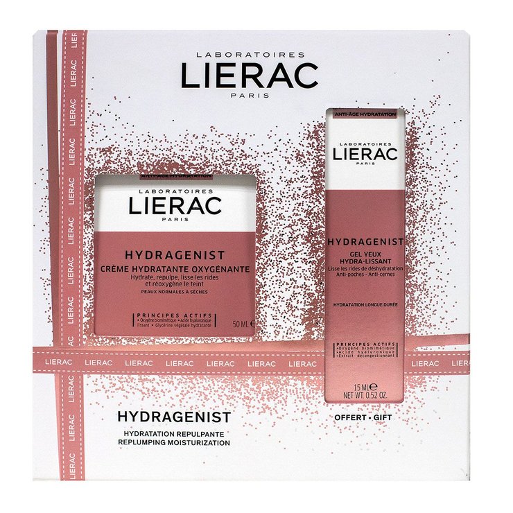 Coffret Noël Hydragenist crème oxygénante 50ml + gel yeux offert