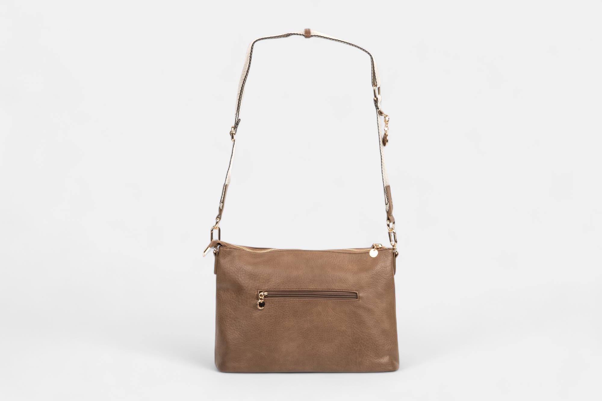 Sac bandoulière taupe
