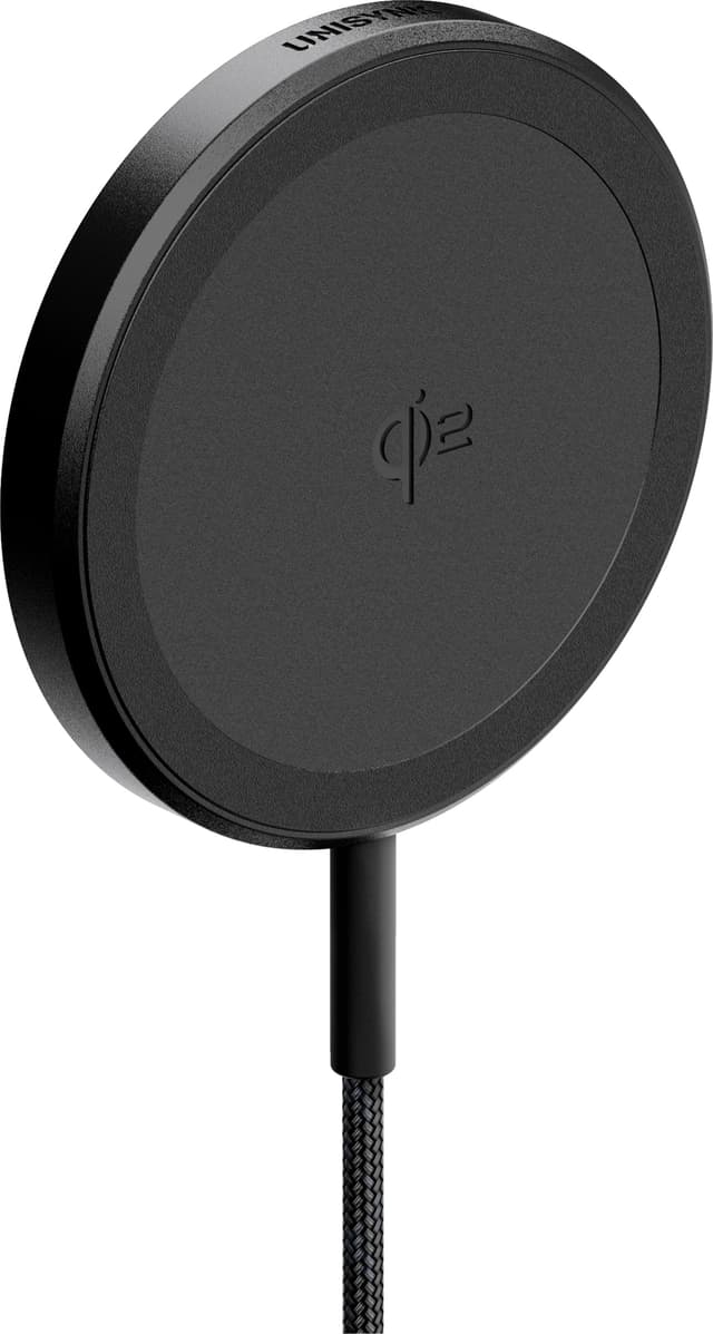 Unisynk Qi2 15W trådløs oplader (sort)
