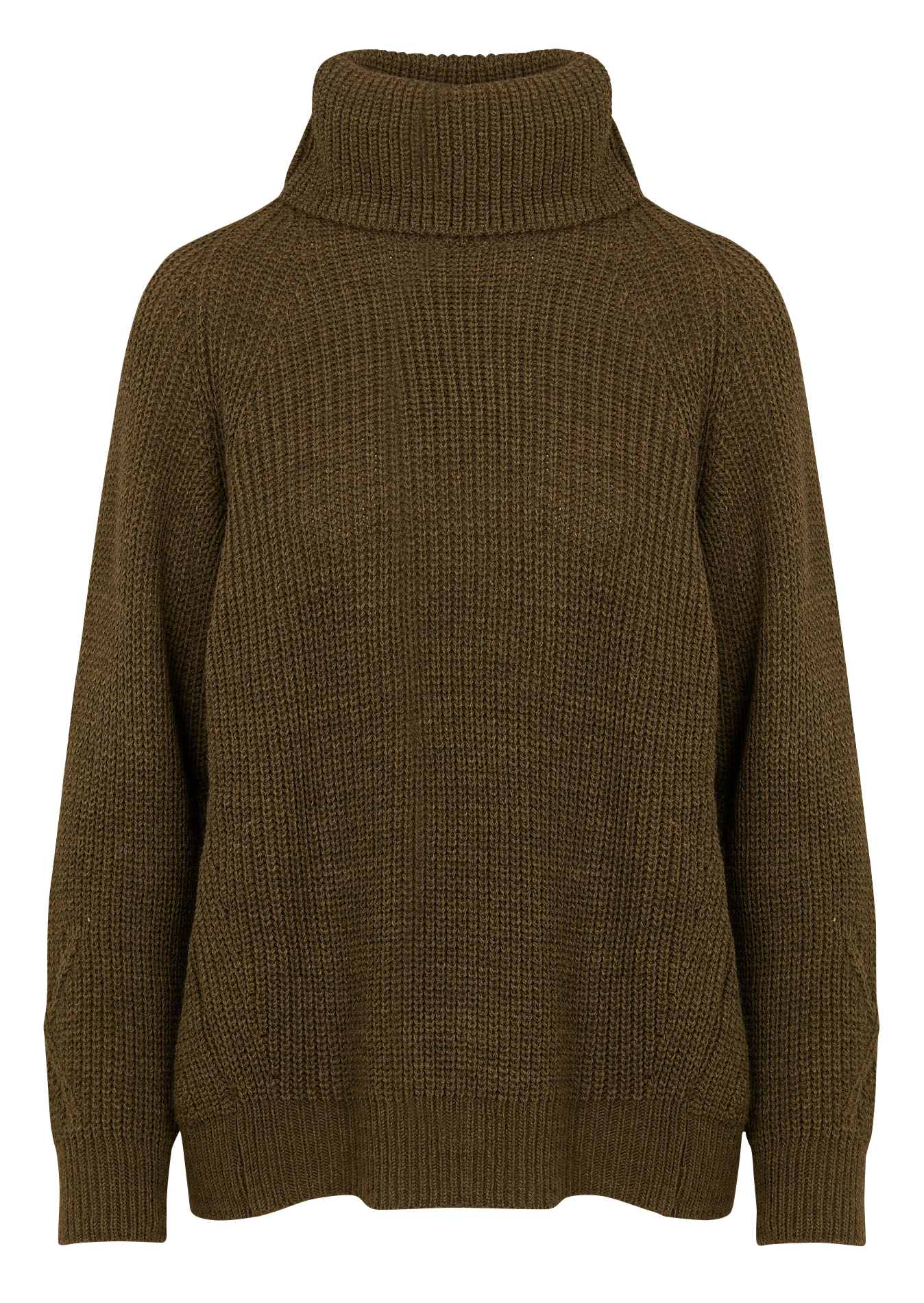 Pull droit en maille | Vert