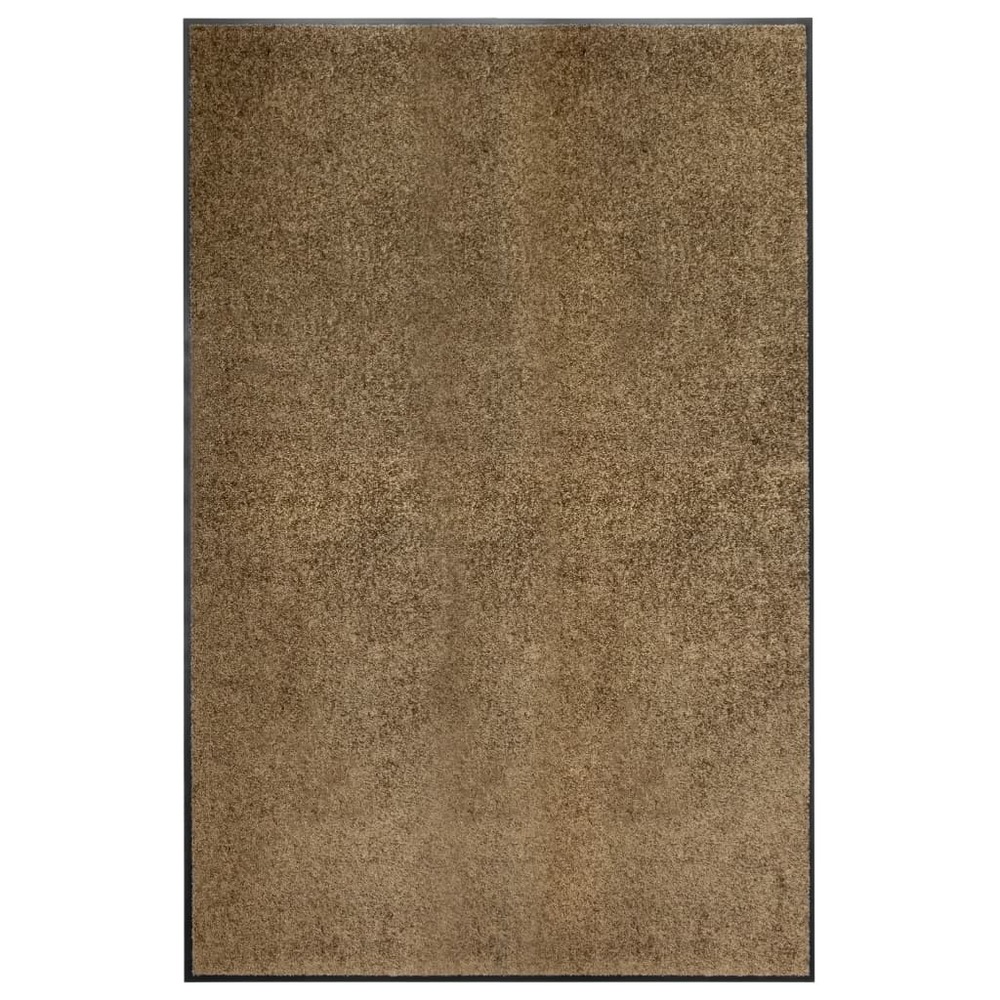 Paillasson lavable marron 120x180 cm