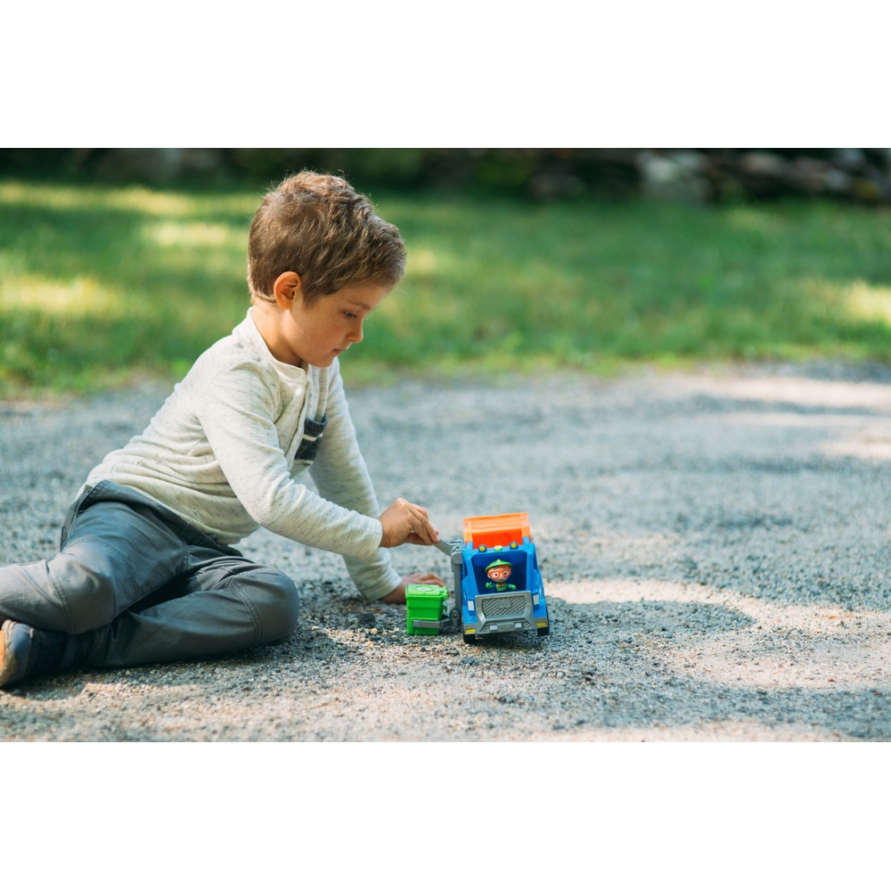 Blippi-Recycling-LKW mit Blippi-Spielfigur