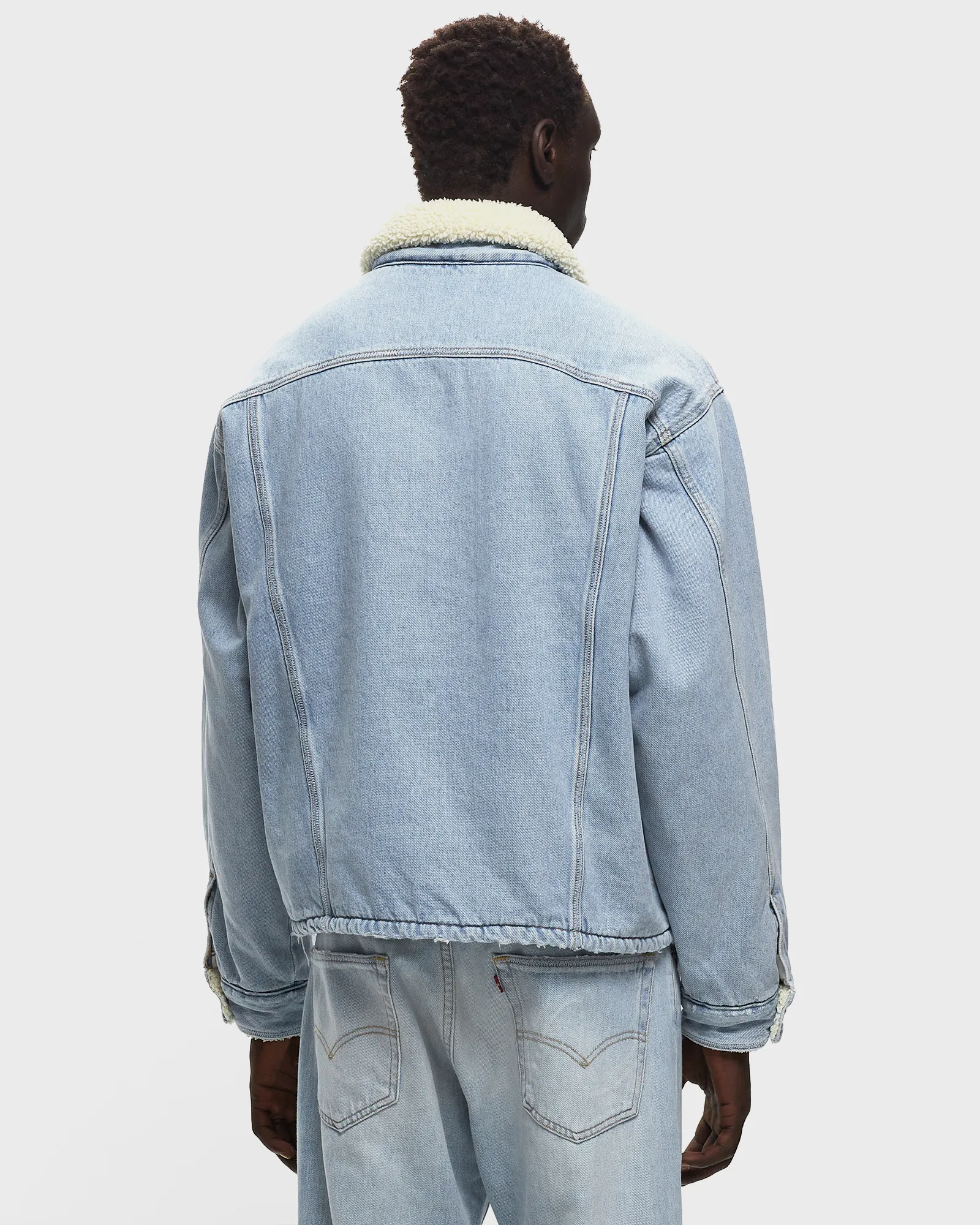 ERL ERL x LEVIS SHERPA TRUCKER TECIDO