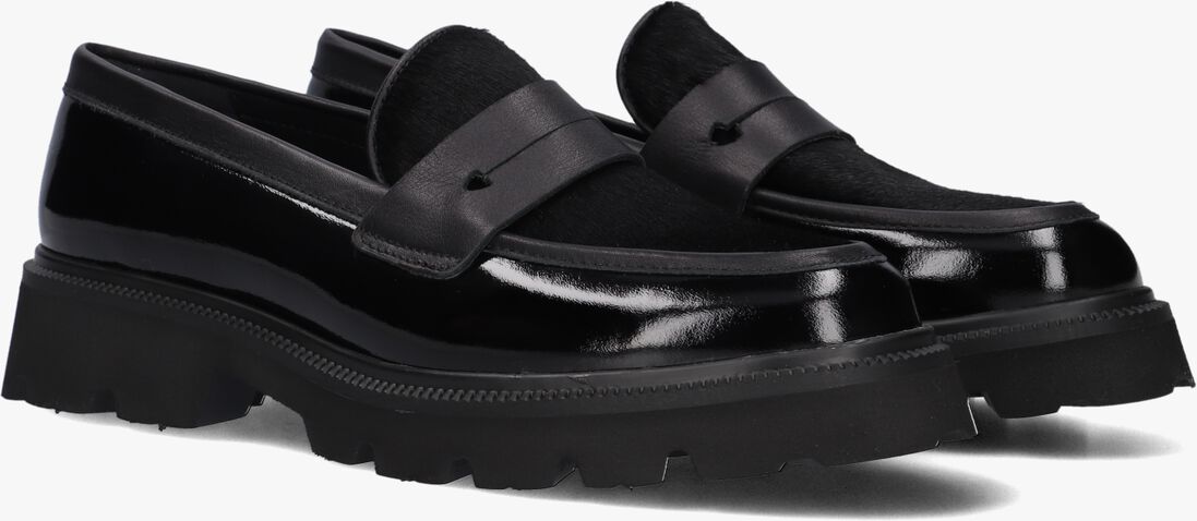 zwarte stefano lauran loafers 12087
