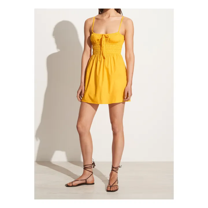 Faithfull the Brand Robe Mini Alboa | Jaune