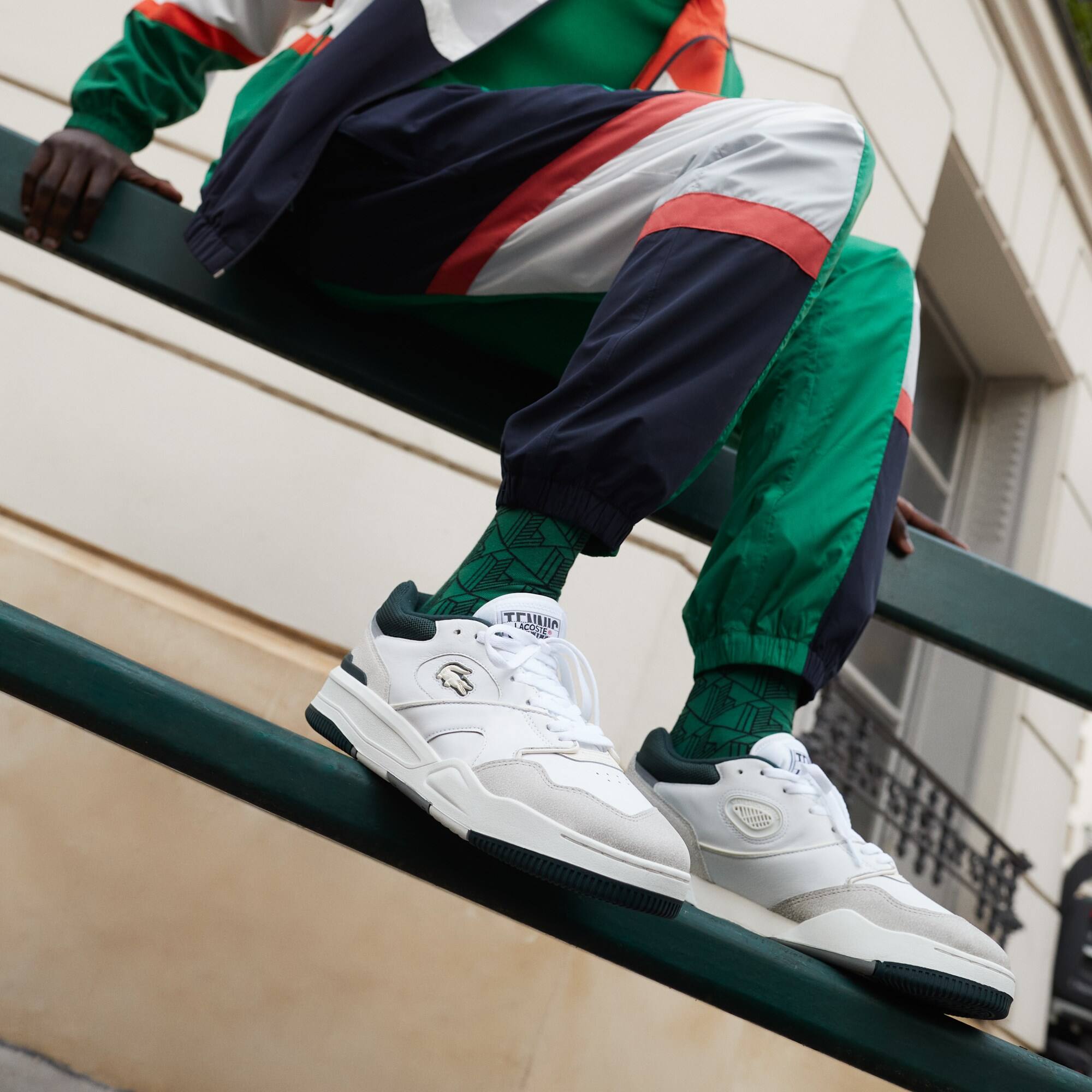 Herren-Sneaker Lineshot mit Ösen Sneakers - Weiss - Lacoste - Herren