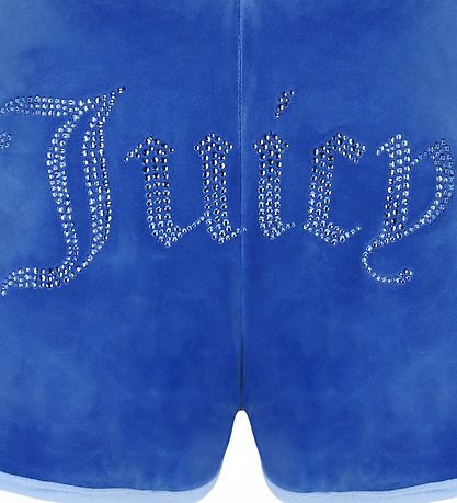 Juicy Couture Shorts - Velours - Ultramarin
