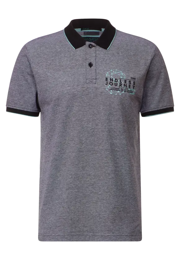 Oxford Poloshirt - faded black