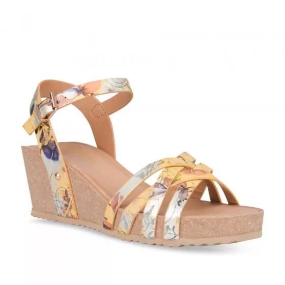 Sandales JAUNE LADY GLAM