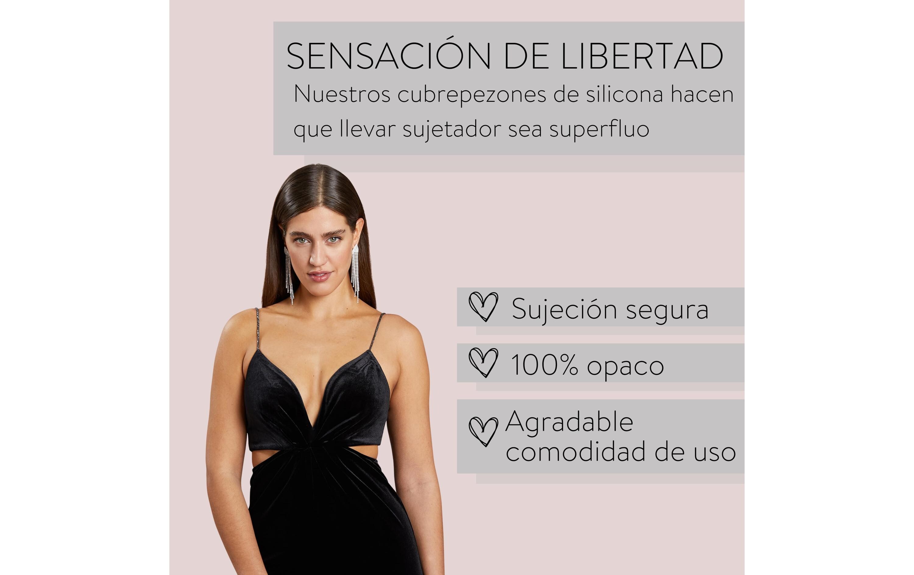 Silikon Nippel Pads helles nude 2 StückUnsichtbarer Halt für jedes Outfit