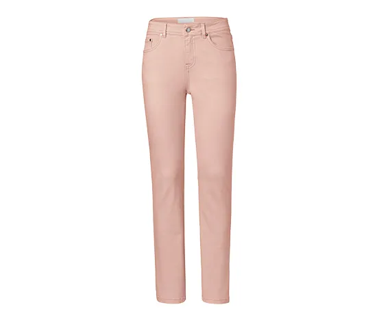 Slimfit-Jeans, roséfarben