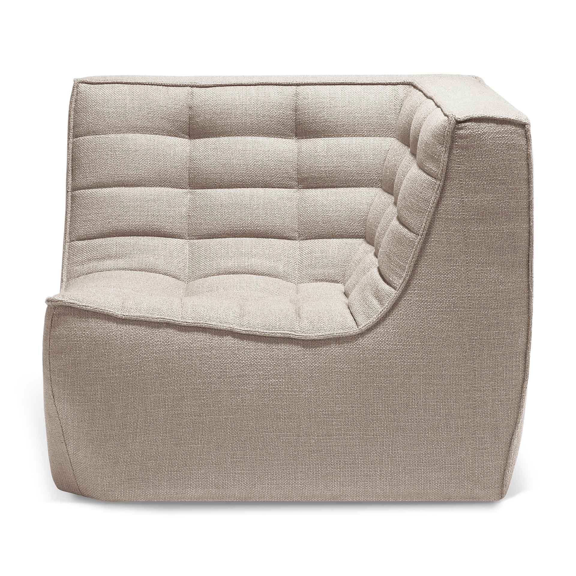 Sofa N701 90° vierkant hoekelement - beige