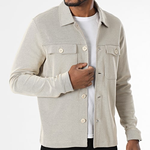 Surchemise Lars Beige Chiné