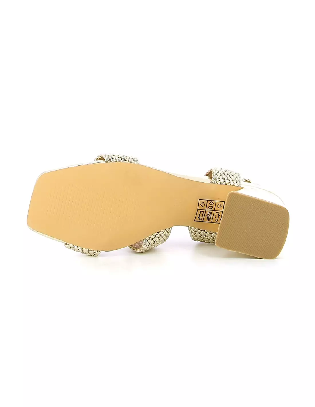 ELUE PAR NOUS LEONCE - Sandales & nu-pieds Platine
