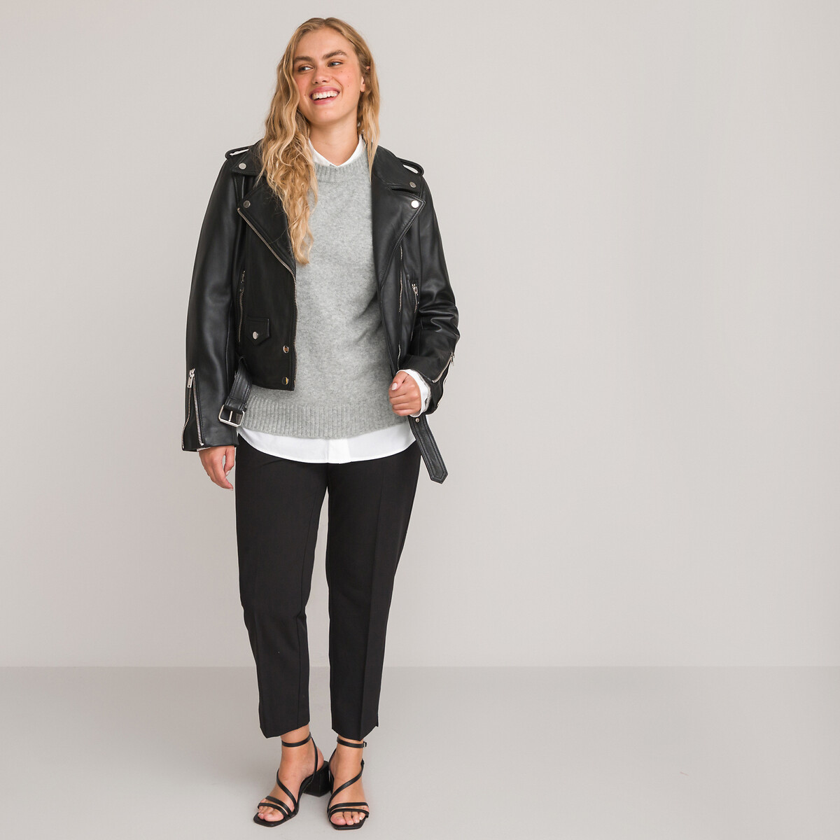 COLEÇÕES LA REDOUTE<br>Suéter de gola redonda