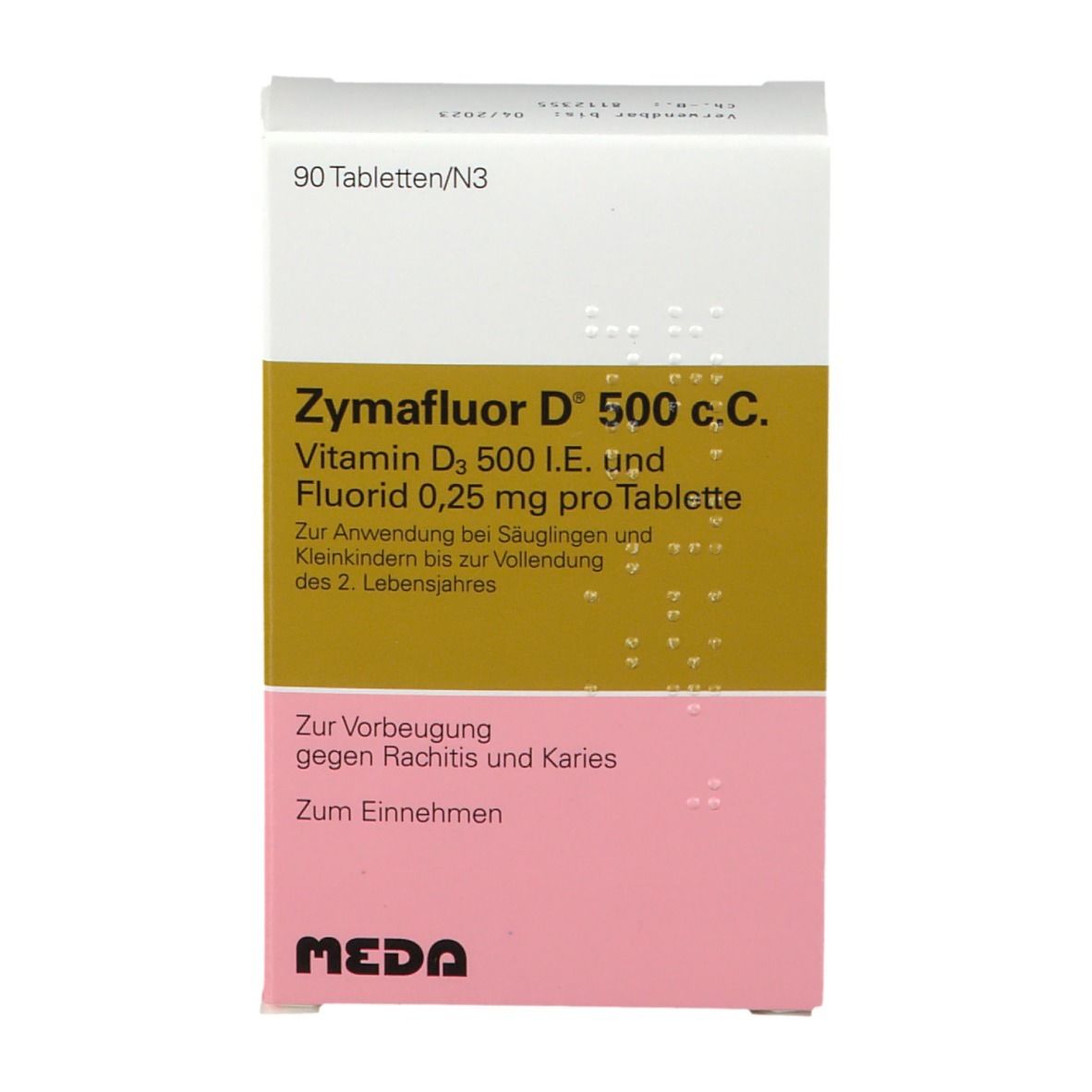 Zymafluor®  D 500 c.C. Tabletten (Lactosefrei)