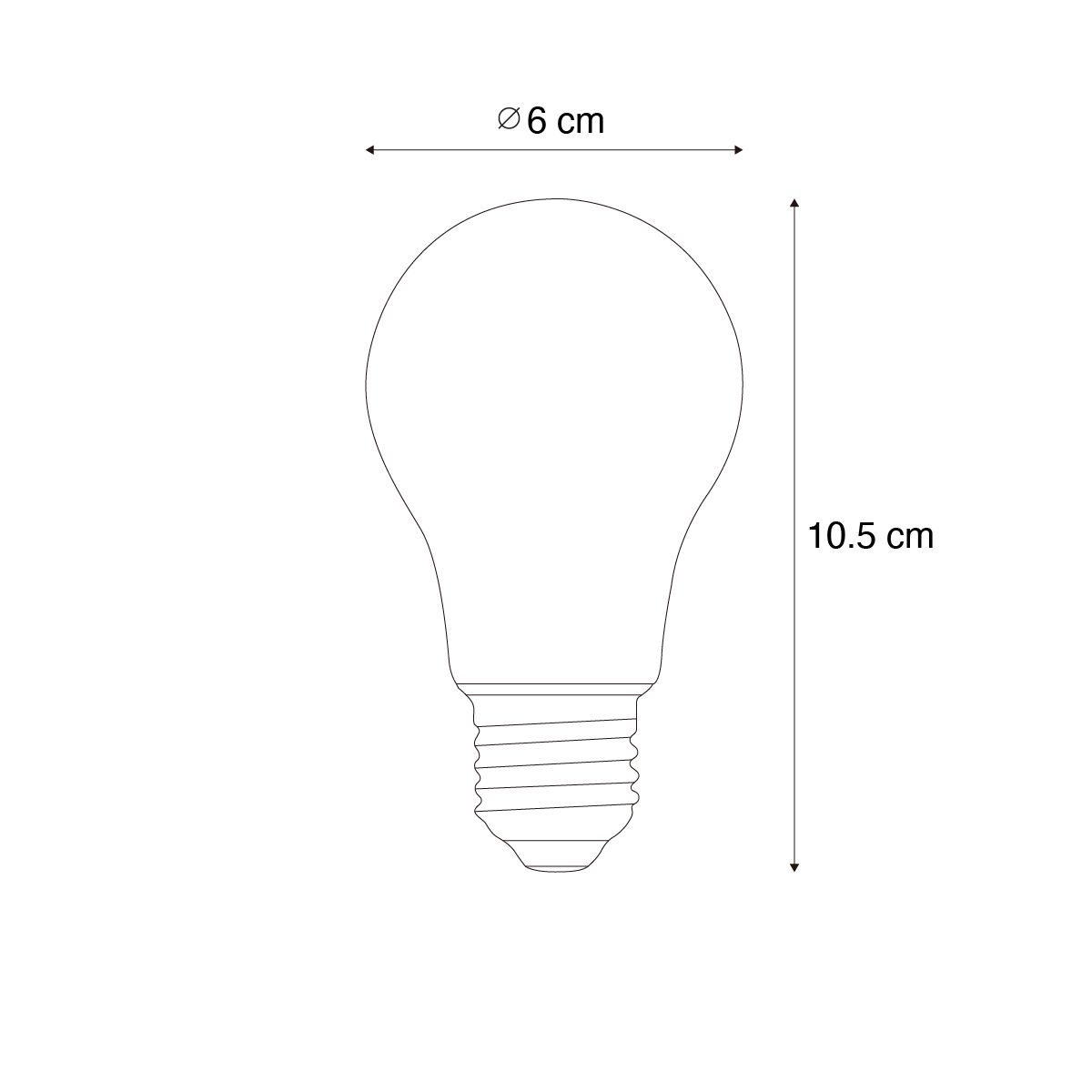Set van 5 Smart E27 dimbare LED lampen A60 helder 7W 806 lm 2700-6500K