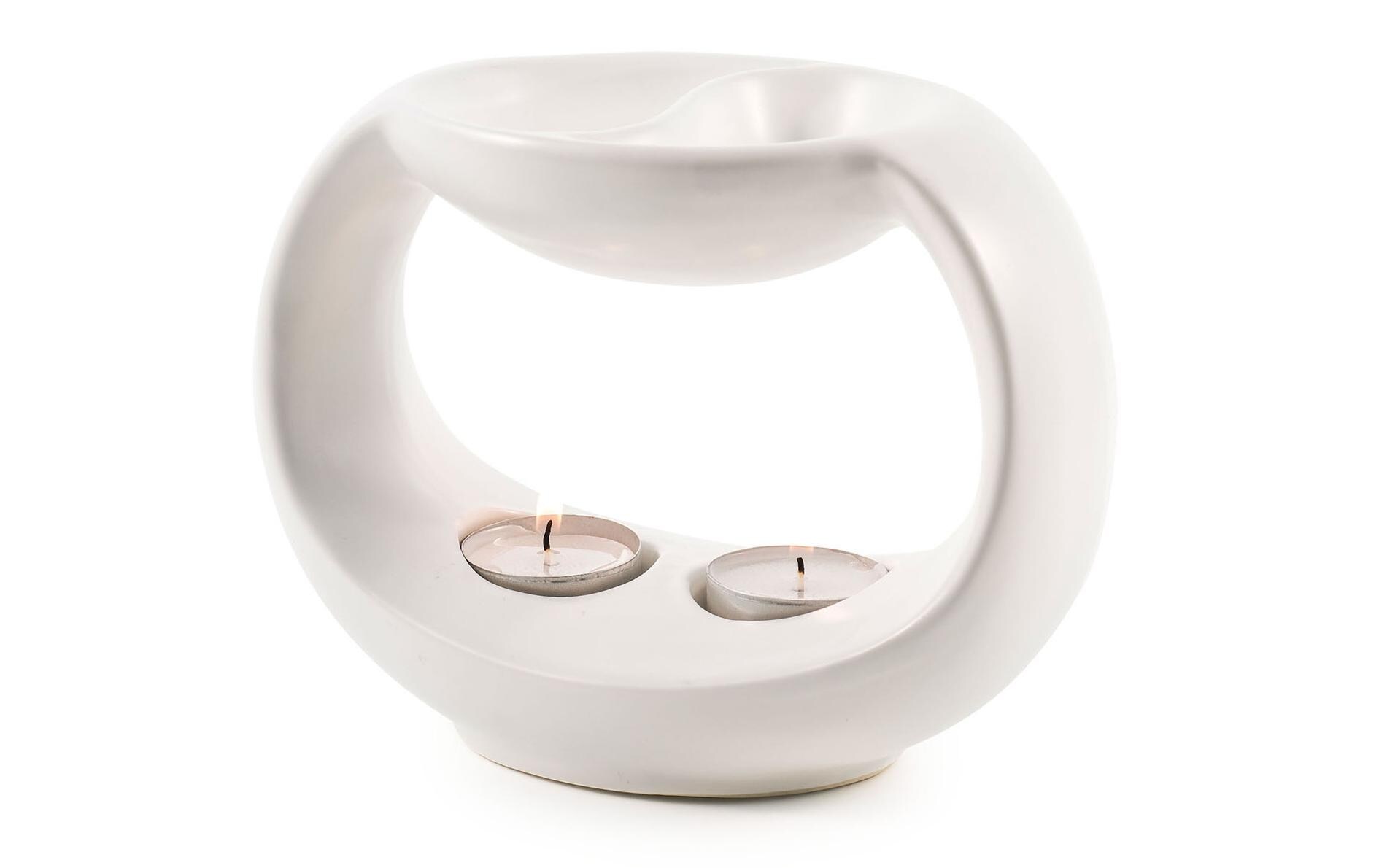Aromalampe Yin WeissDuftlampe