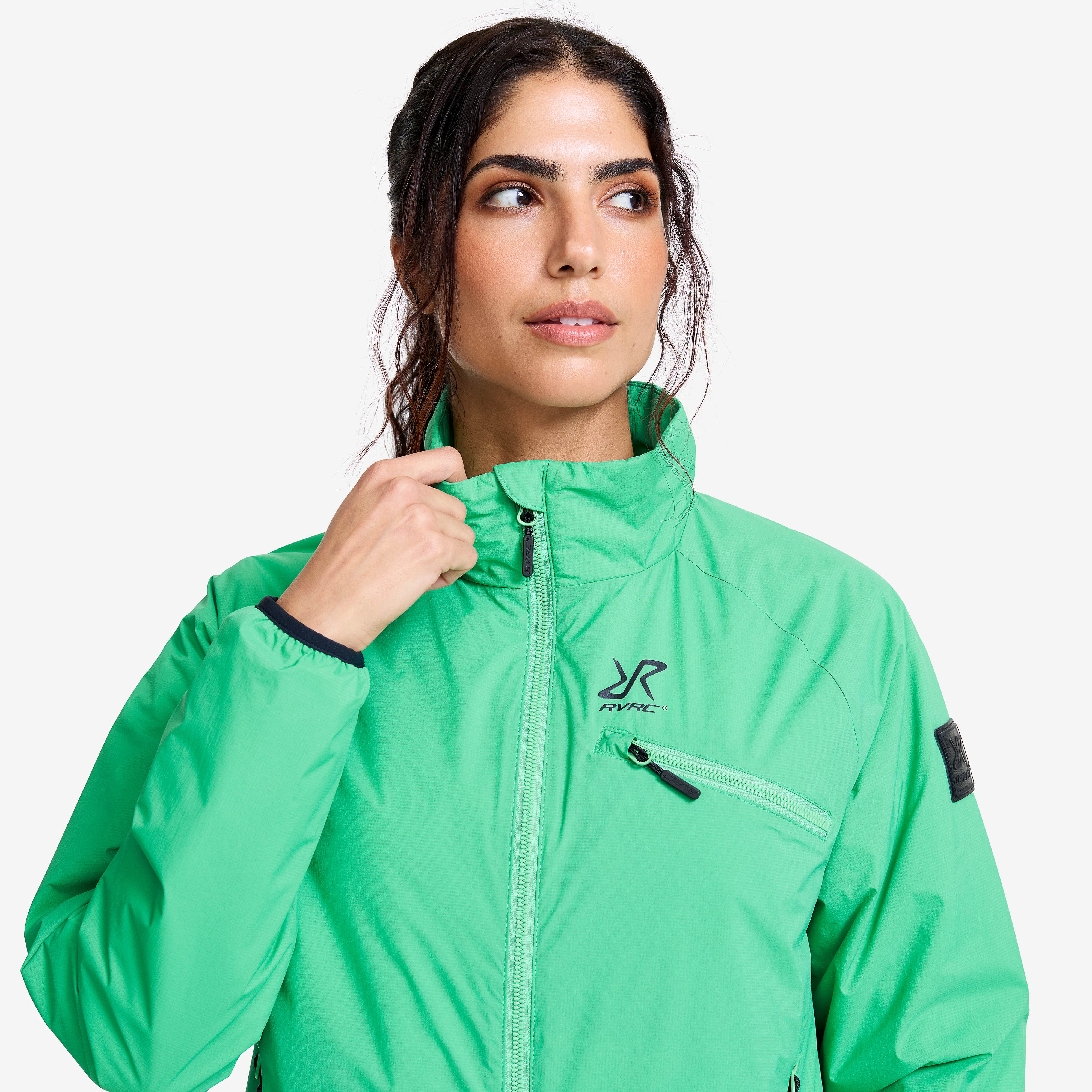 Flatter Insulated Jacket Dame Green Spruce