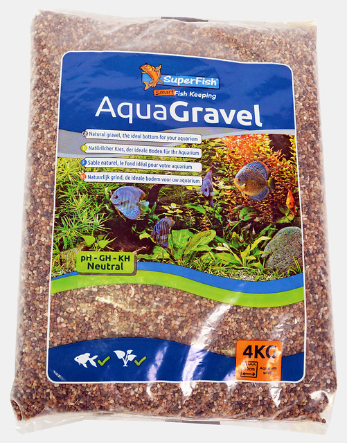 Superfish aquarium grind gravel donker 1-2 mm, 4 kilo