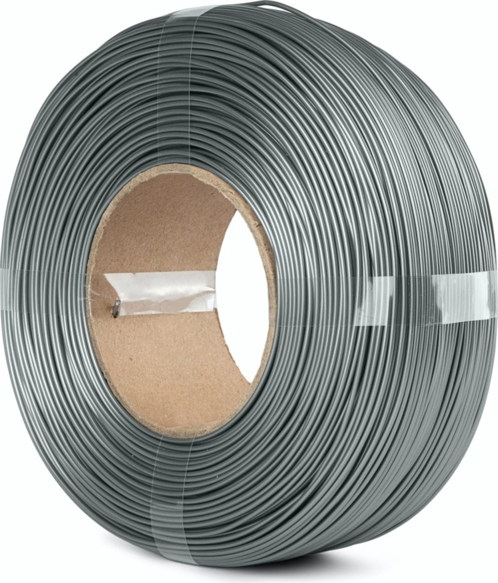 The Filament  ReFill PETG Silver Aluminium, 1,75 mm / 1000 g    Erschwingliches PETG ohne Spule in Silver Aluminium