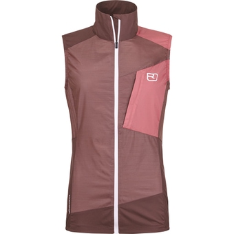 Ortovox Windbreaker Weste Mountain Rose Damen