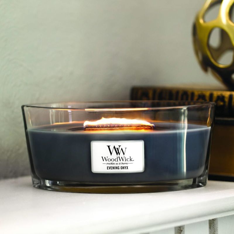 WoodWick Geurkaars Ellipse - Evening Onyx