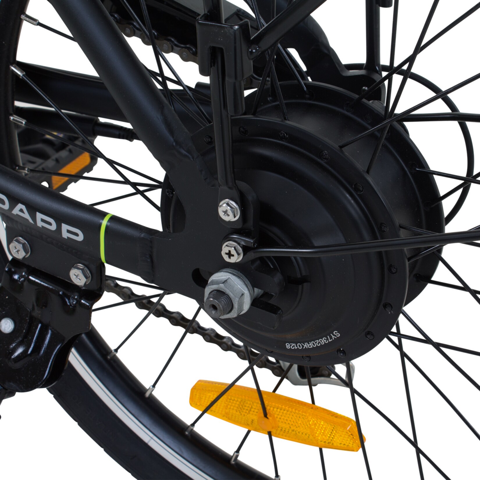 Zündapp Z101 20 Zoll Elektro Klapprad für Erwachsene 150 - 180 cm 6 Gang E Klappfahrrad E Bike Faltrad Pedelec StVZO