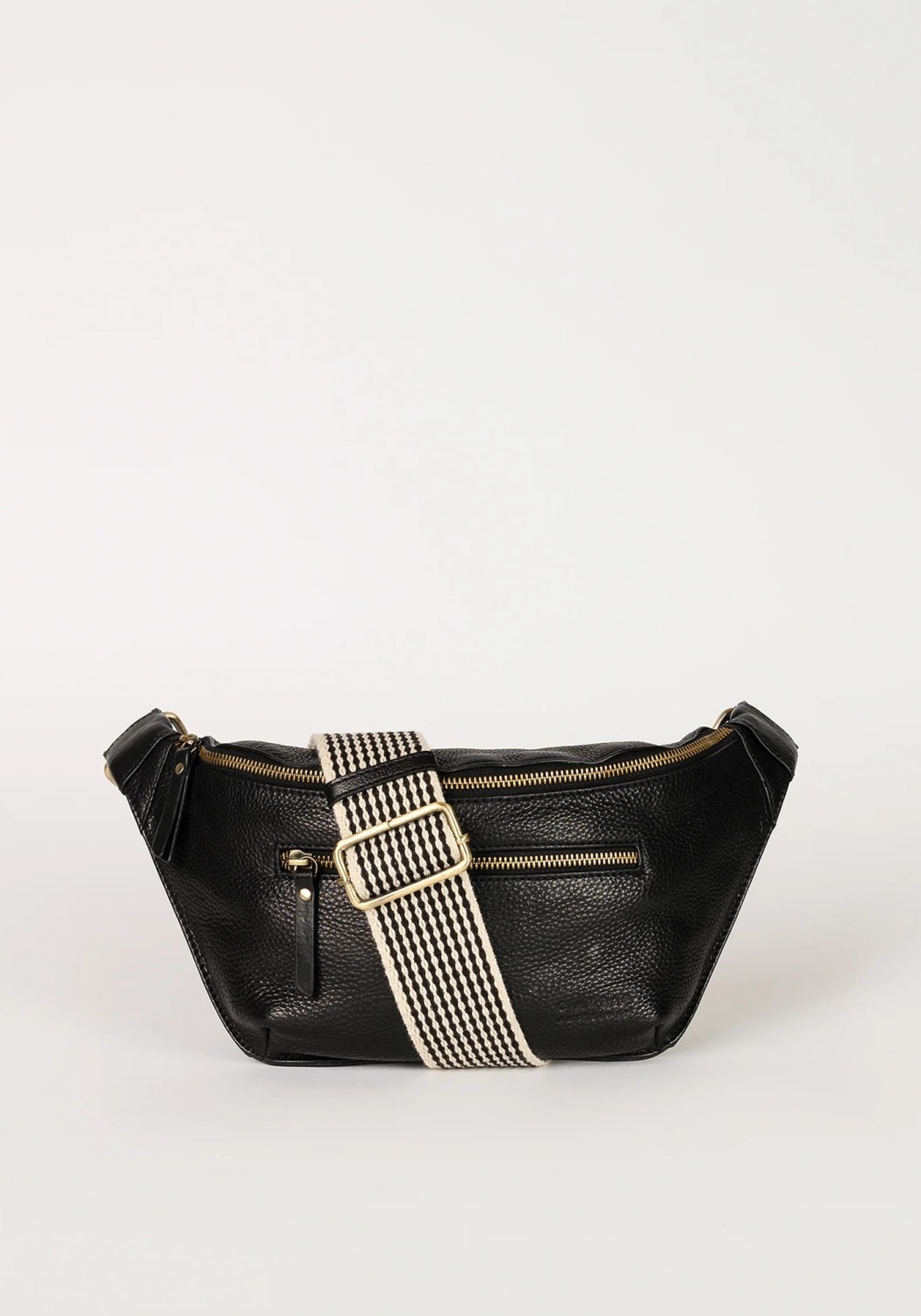 O My Bag Hip Bag Drew Bum Bag Soft Grain Leather Black