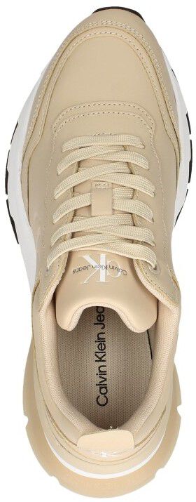 Calvin Klein Wedge Sporty Sneaker beige