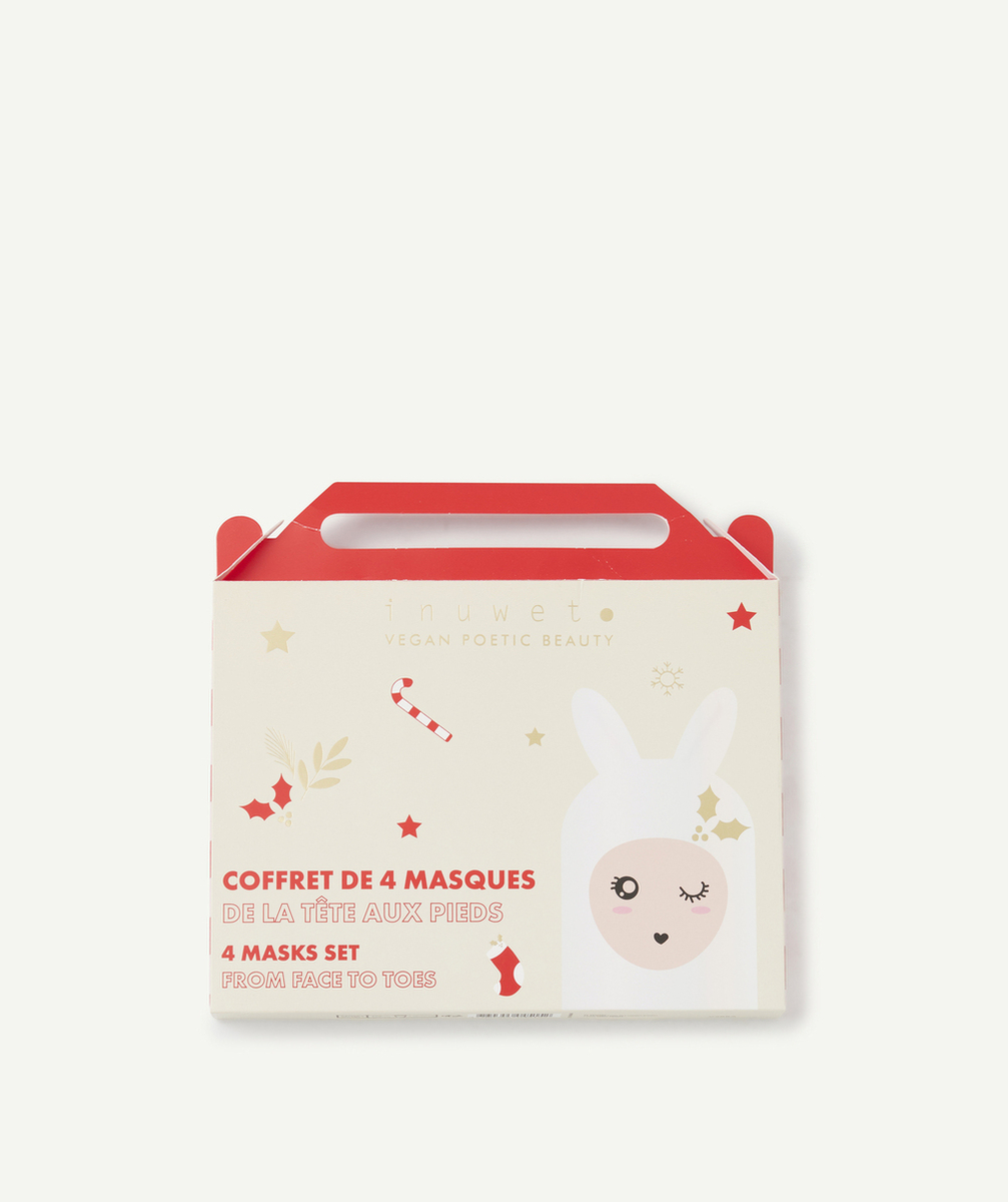 INUWETCOFFRET CHRISTMAS 4 MASQUES VISAGE & CORPS VEGAN