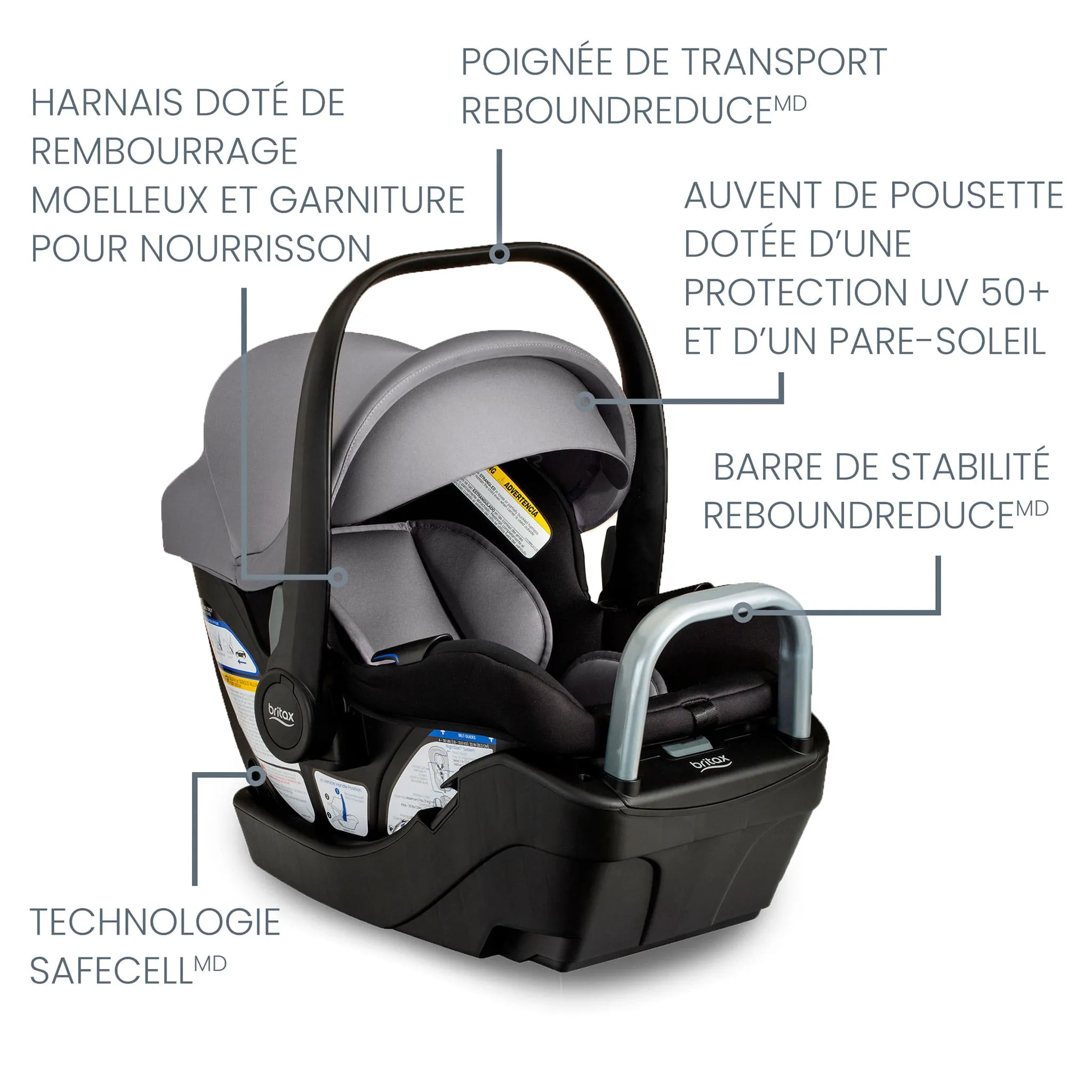 Britax Siège d'Auto Willow™ S - Graphite Onyx