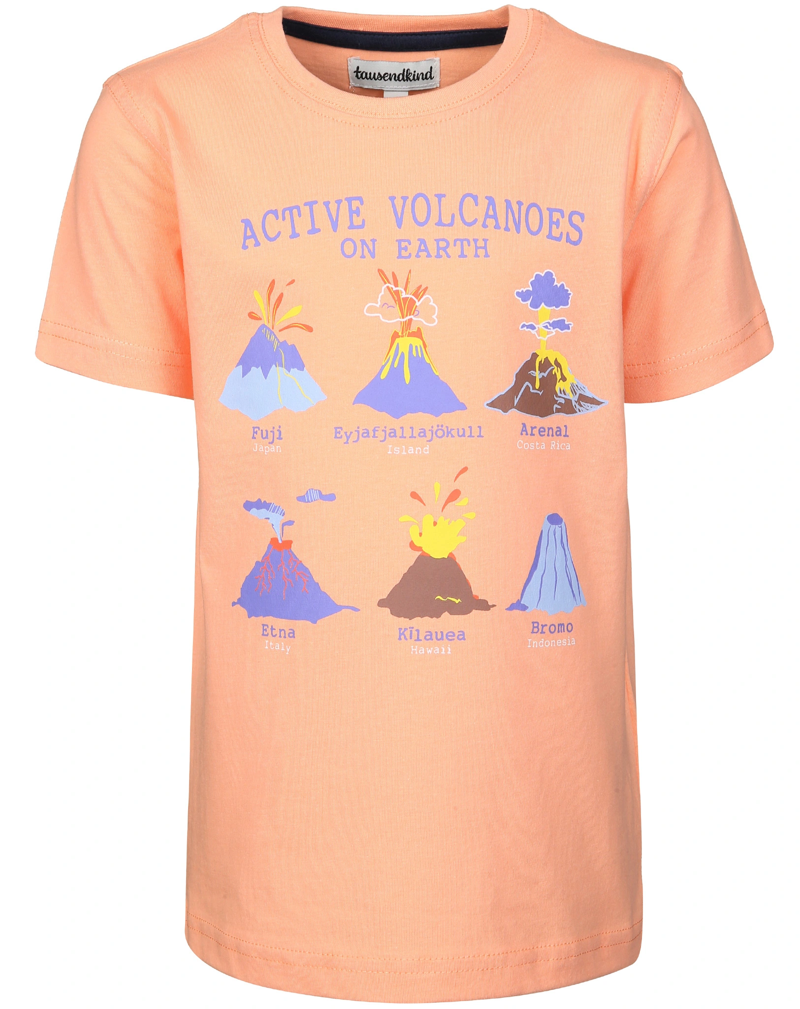T-Shirt VULKAN in orange