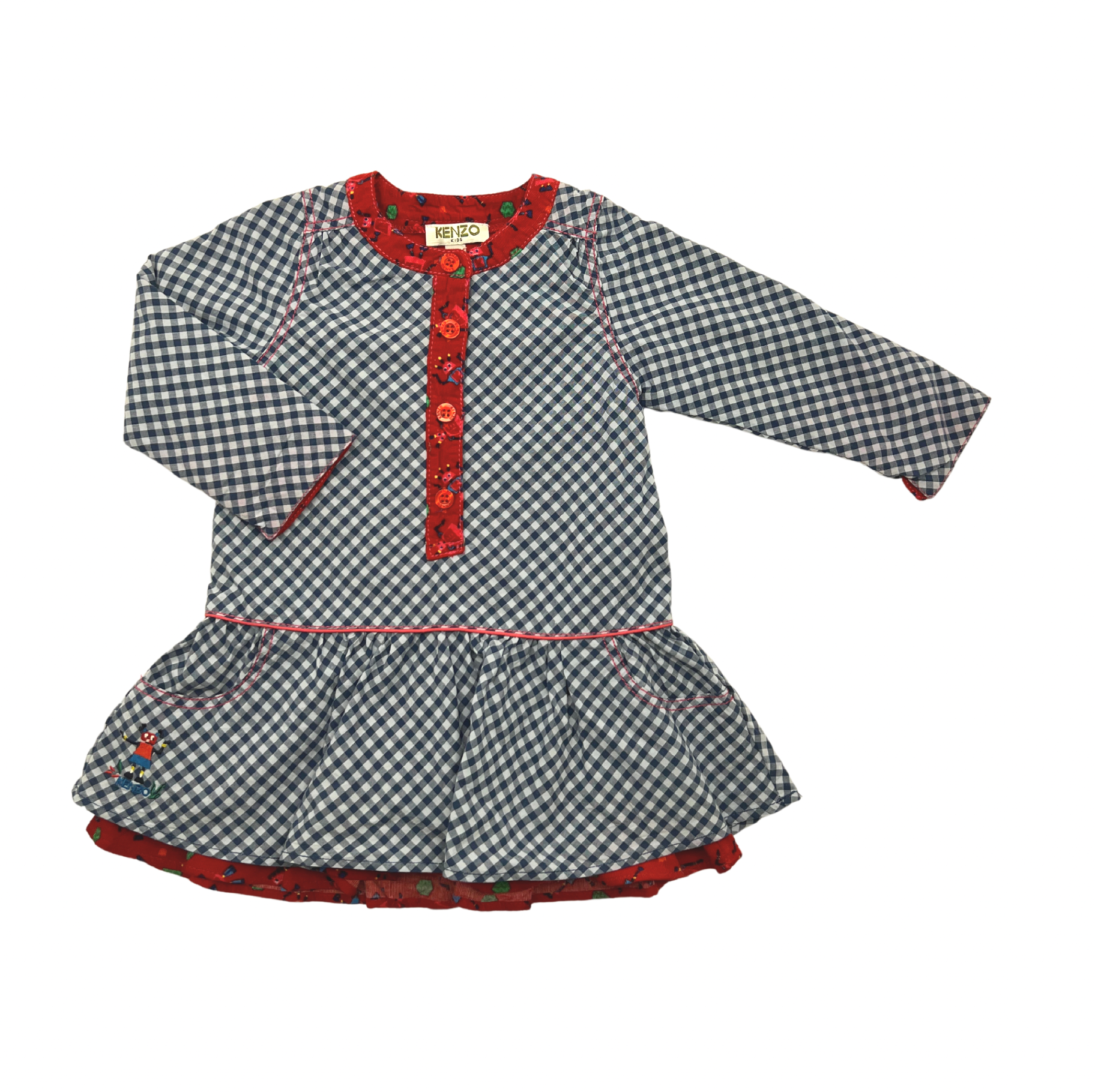 Robe bébé bleu - 12 mois | Bleu